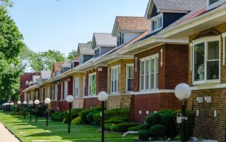 Classic Chicago brick bungalow home